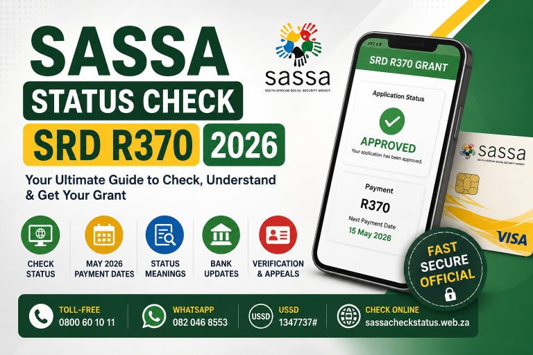 SASSA Status Check SRD R370 2026