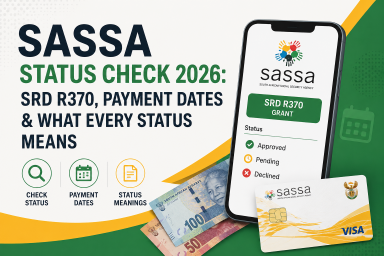 SASSA Status Check 2026: SRD R370, Payment Dates & What Every Status Means