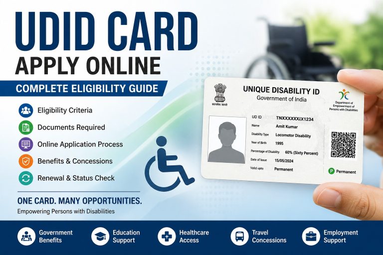 UDID Card Registration, Application, Benefits, Complete Eligibility Guide